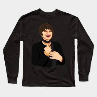 Patti in black Long Sleeve T-Shirt